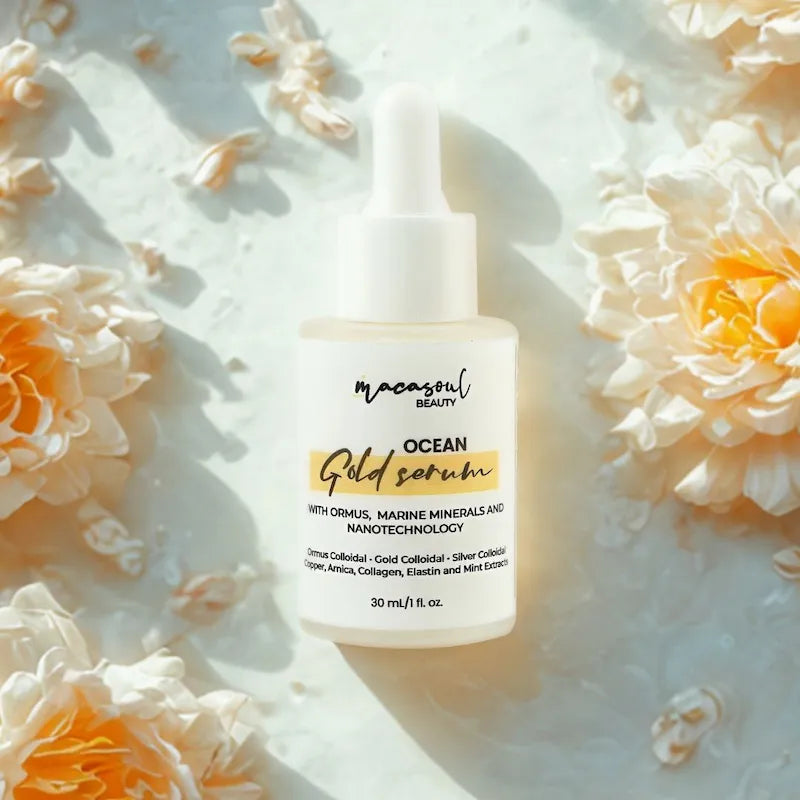 Serum Antiedad con Nanotecnología Marina, Oro, Plata y Cobre (Ocean Gold Serum) - 30ml