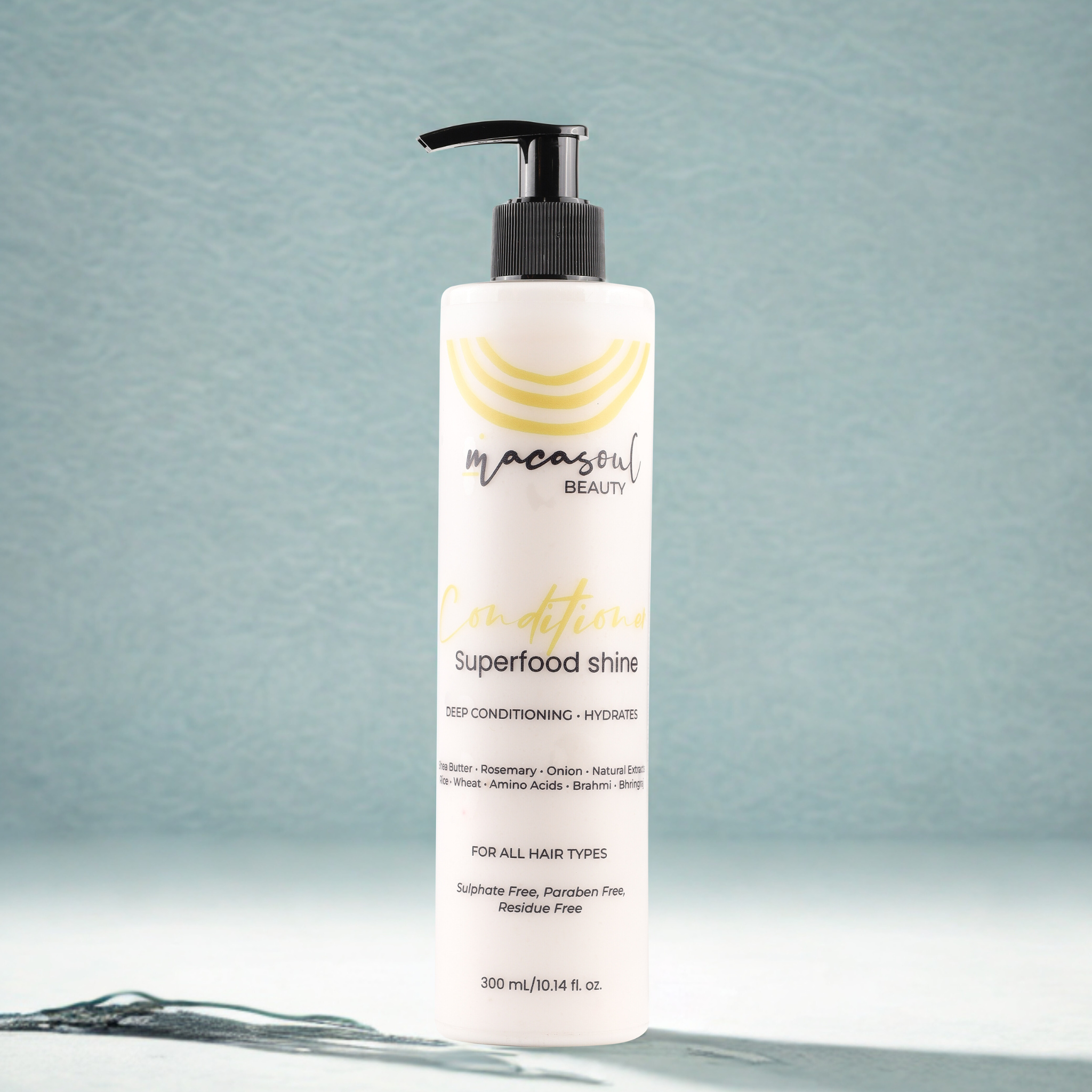 Organic Conditioner "Pure Softness" (330ml) Acondicionador Regenerador y Equilibrante con Romero, Cebolla y Manteca de Karité.