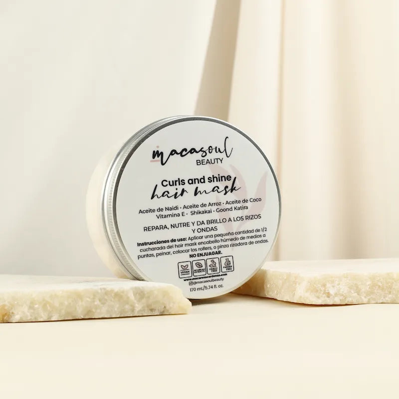 Mascarilla para Rizos y Ondas Definición y Brillo (Curls and Shine) - 170ml
