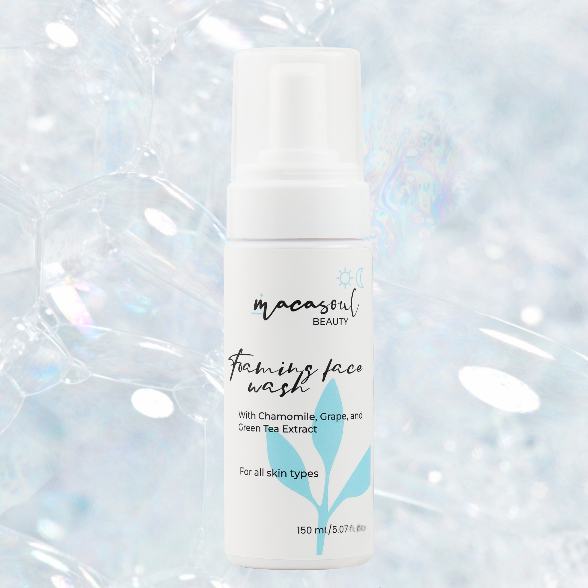 Limpiador Espumoso Facial Foaming Face Wash (150ml) Manzanilla & Té Verde