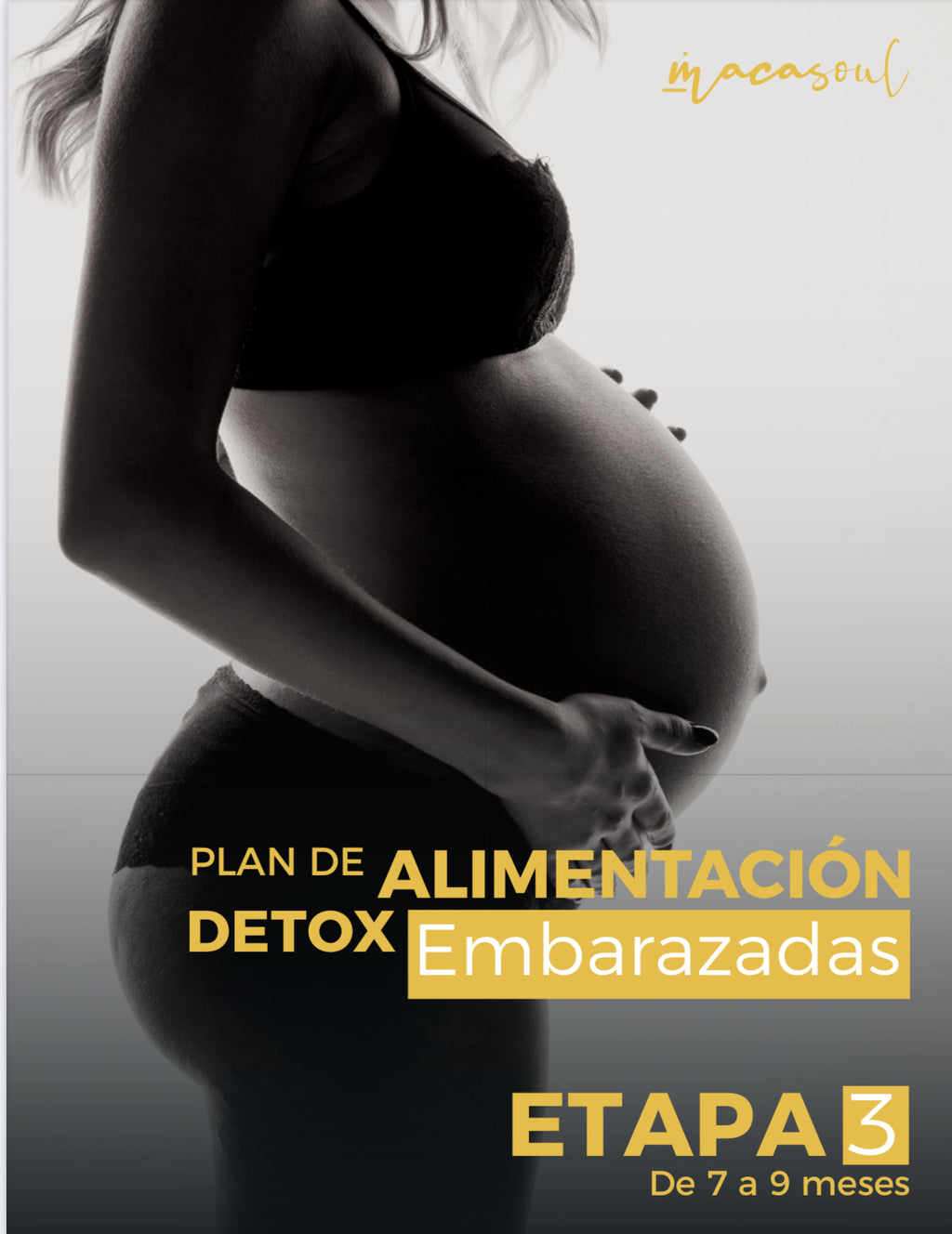 Trilogía MacaDetox Embarazo: El Viaje Completo de Nutrición y Luz (Etapas 1, 2 y 3).