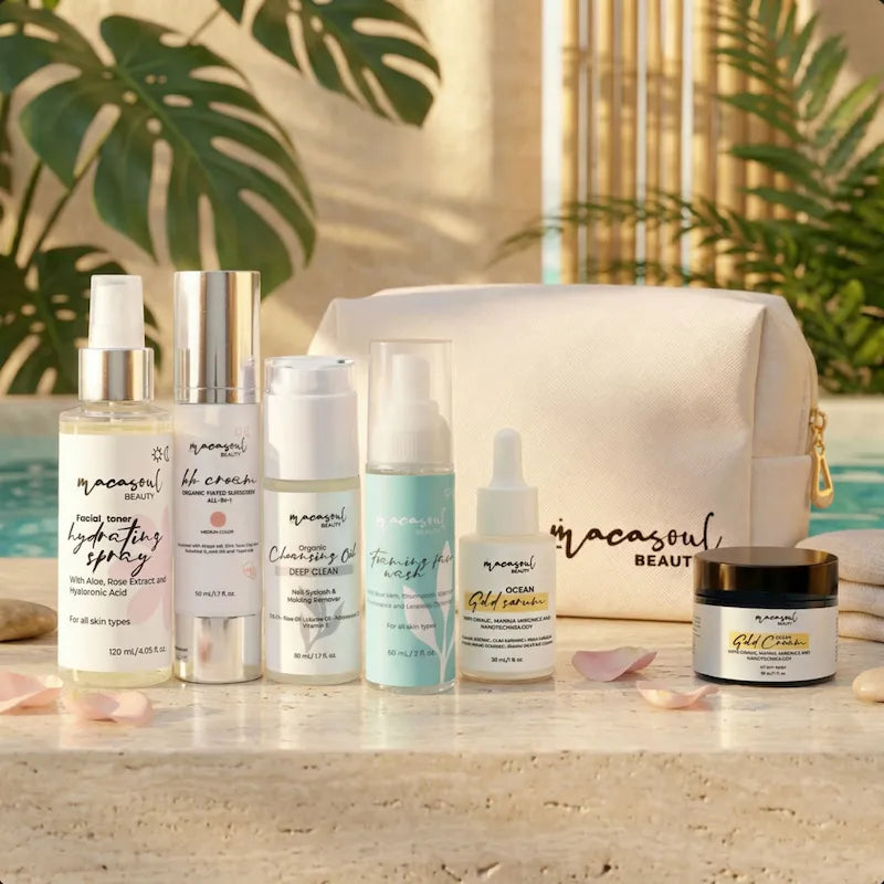 Kit de Viaje Opción A - Tu Ritual Orgánico + Neceser de Regalo