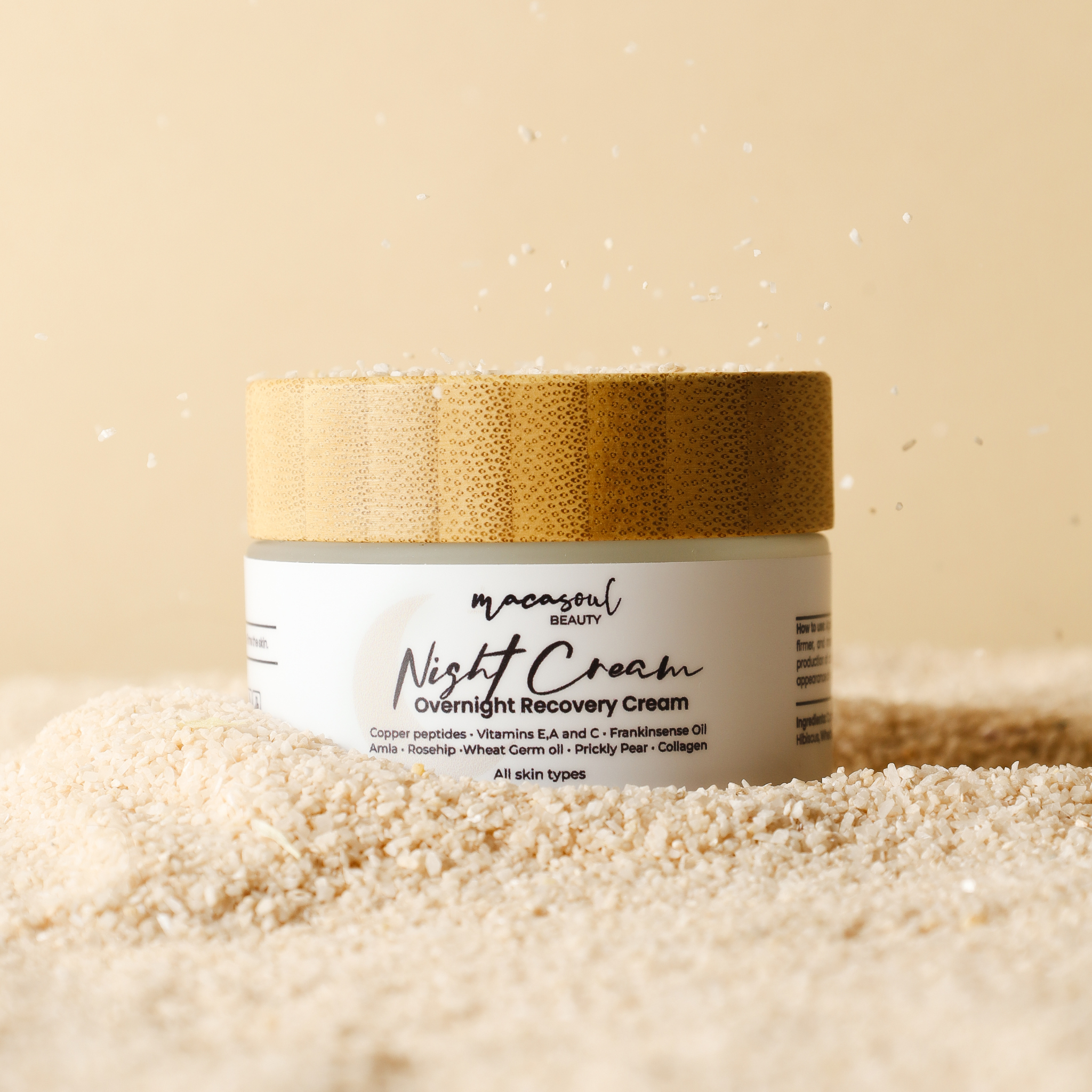 Night Cream (50gr) Crema Nutritiva de Noche con Centella Asiática y Prickly Pear