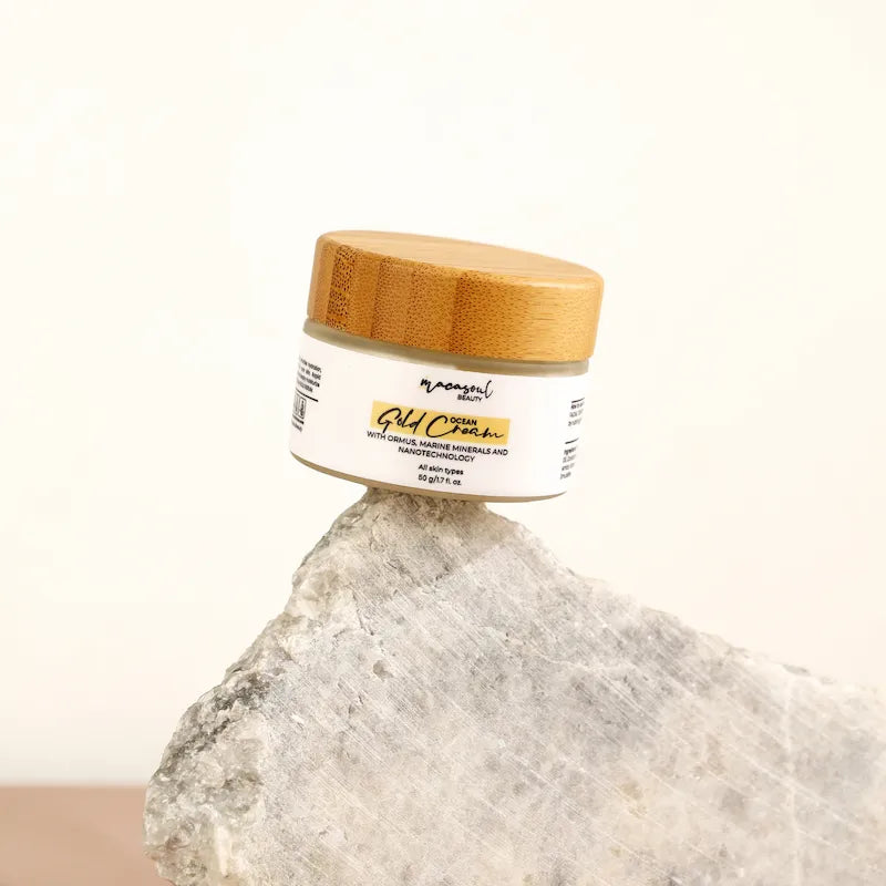 Crema Facial Hidratante con Oro y Minerales Marinos (Ocean Gold Cream) - Efecto Regenerador 50g