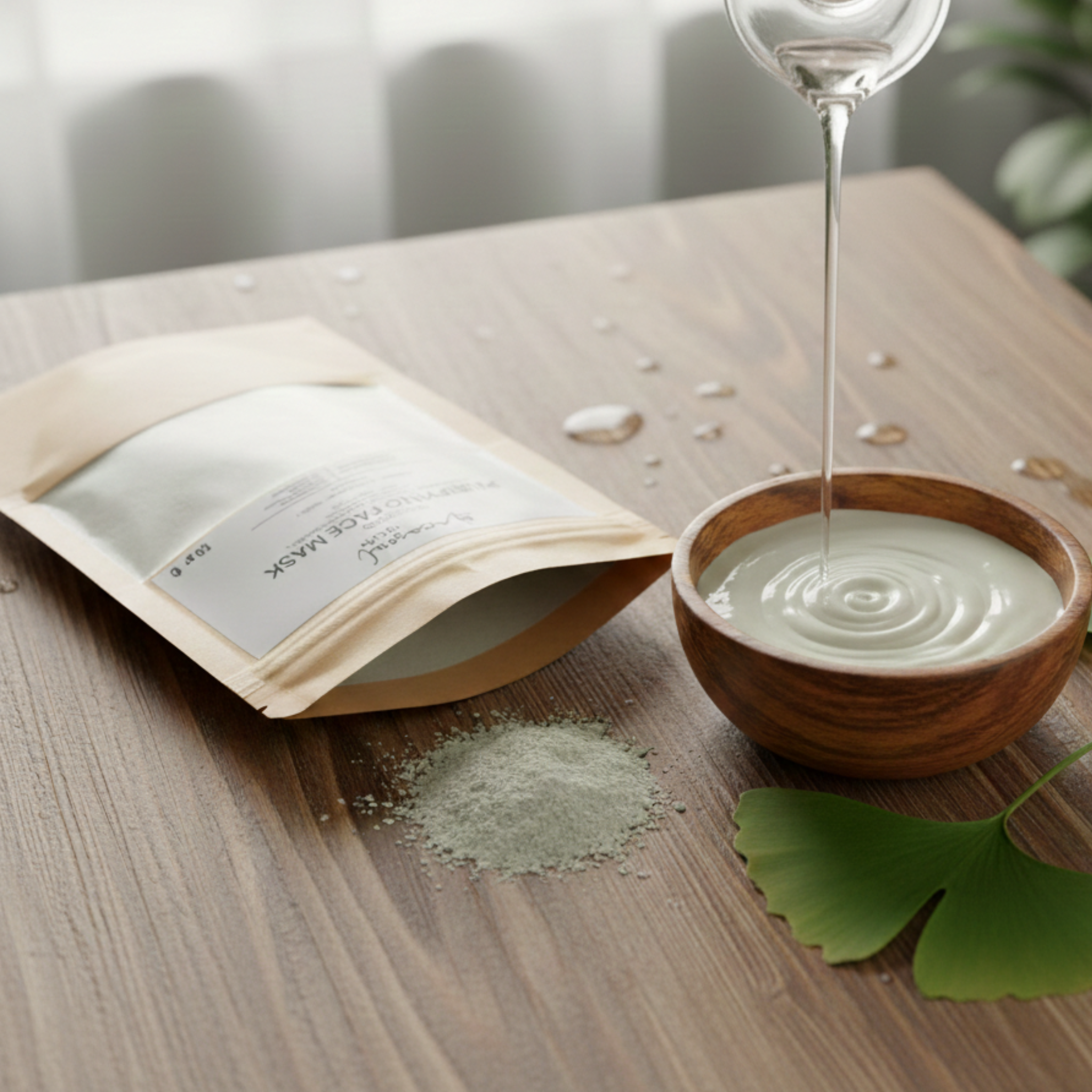 Face Mask Purifying (50gr) Mascarilla Botánica Antioxidante y Exfoliante con Kaolin y Ginkgo Biloba