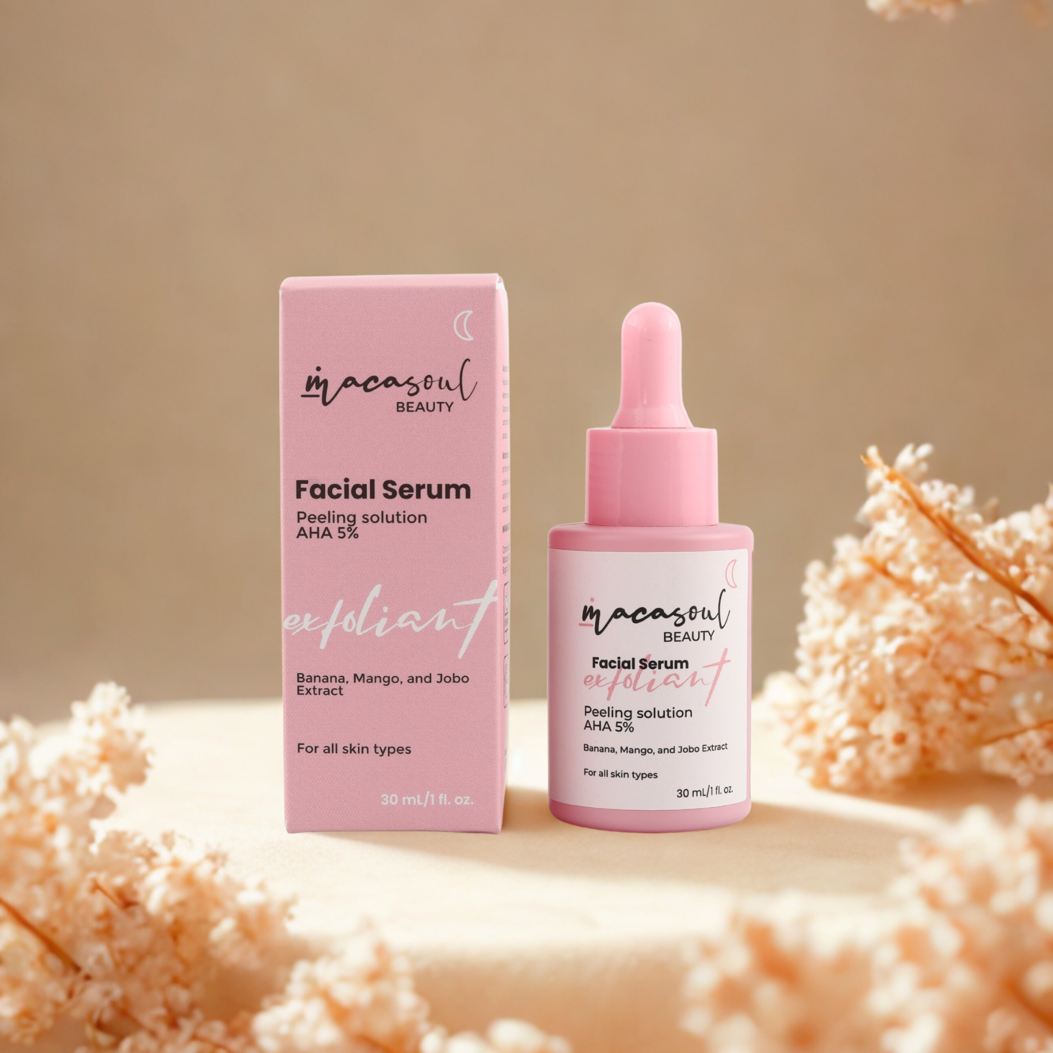 Serum Facial Exfoliante Peeling Biológico (30ml) Renovación y Luminosidad