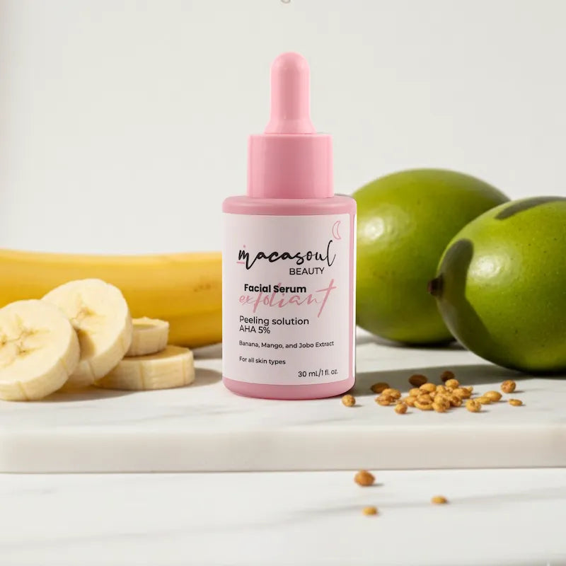 Serum Facial Exfoliante Biológico AHA 5% con Banana y Mango (Exfoliant) 30ml