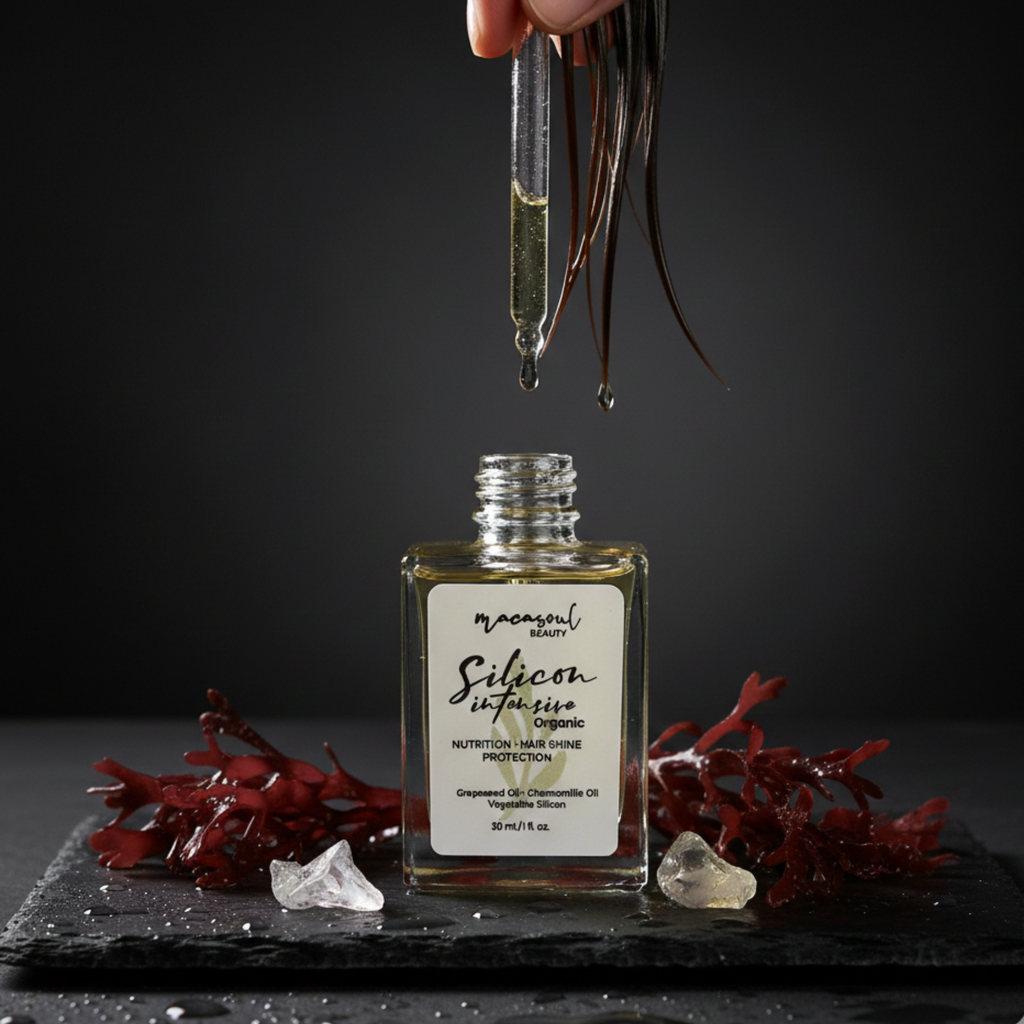 Silicon Intensive Organic (20ml) Protector Térmico y Brillo Espejo con Siliconas Vegetales, Minerales y Algas Marinas.