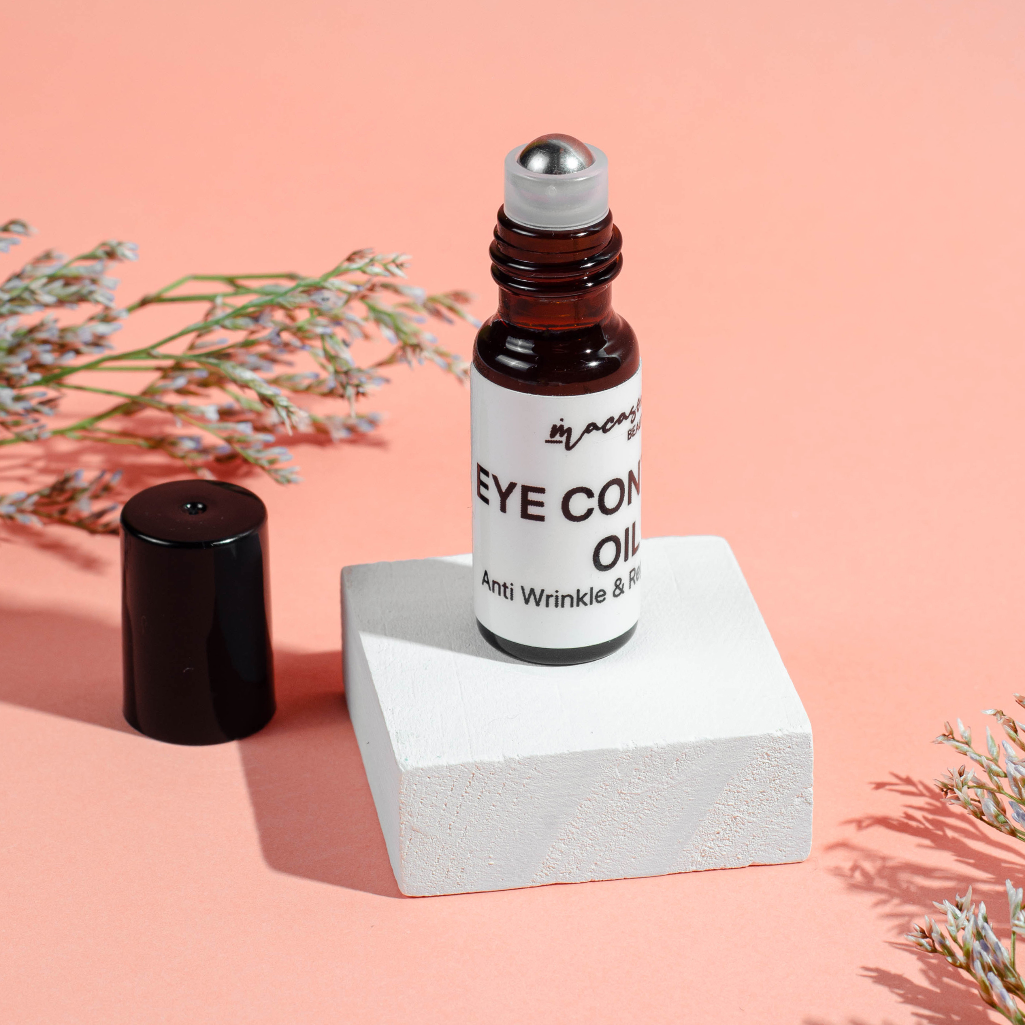 Luxury Eye Contour Oil (5ml) Roll-on Regenerador con Rosa Mosqueta y Prickly Pear