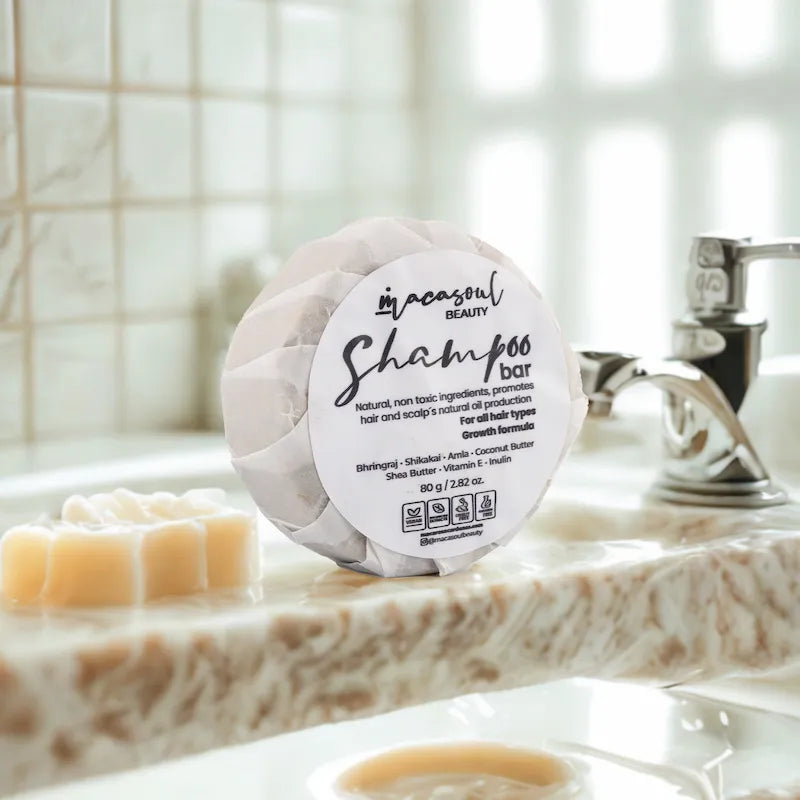 Champú en Barra Orgánico Fortalecedor y Anti-Grasa (Shampoo Bar) - 80g